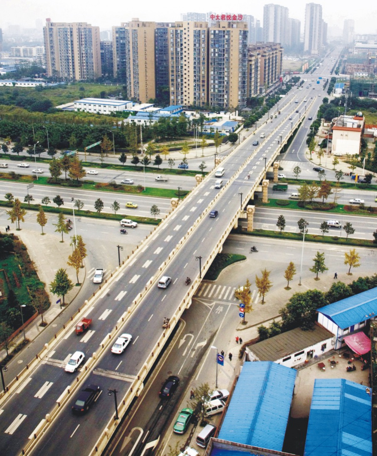 成都機場路東延線跨錦江大橋